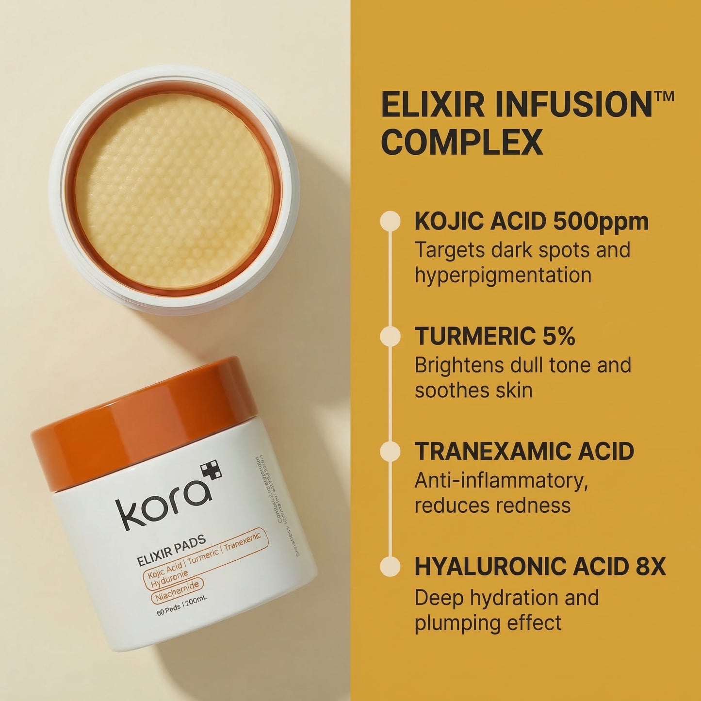 KORA Elixir Pads - Dark Spot Treatment